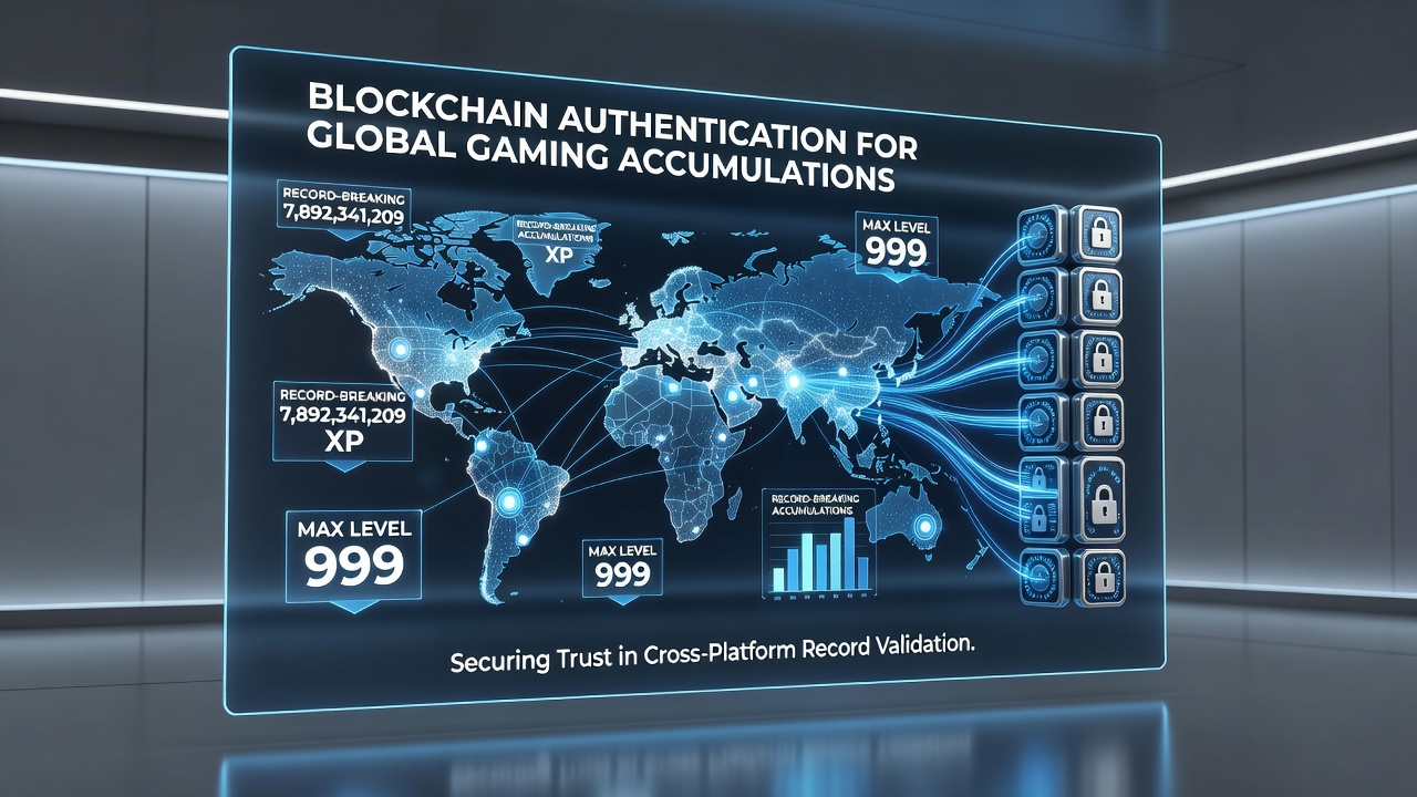 Secure blockchain ledger interface displaying authenticated gaming win records and transaction history