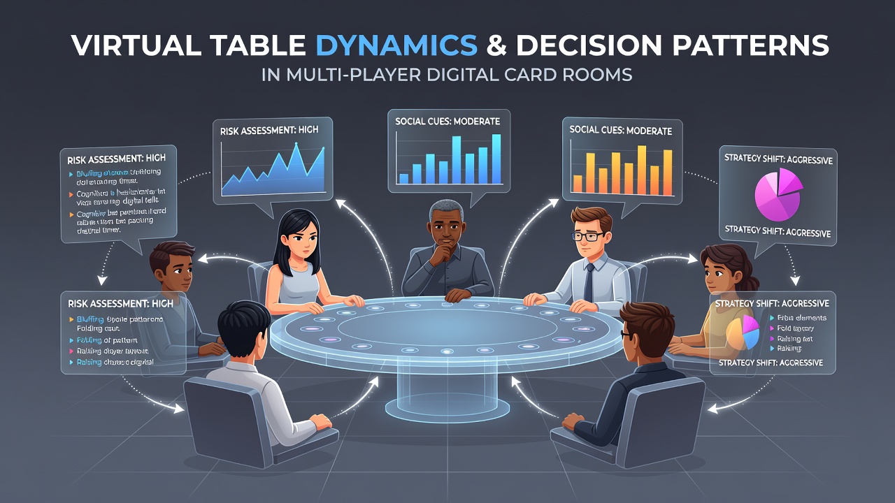 Close-up view of digital card room statistics panel displaying player tendencies and pot odds